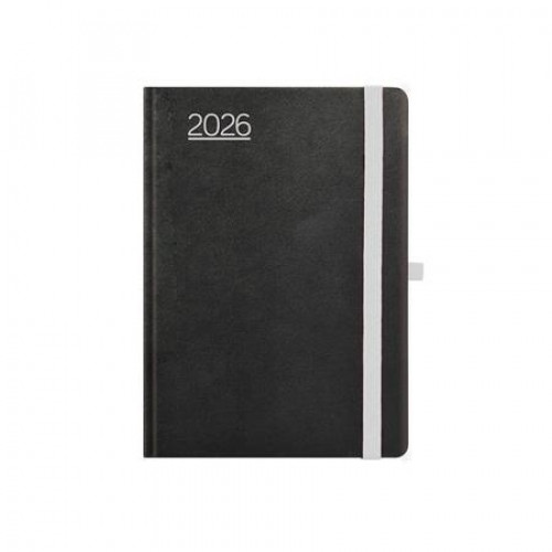 Toptimer Naptár tervező A5 heti Nero fekete-szürke (2026)