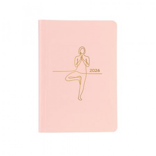 Toptimer Naptár tervező A5 heti Pastel rózsaszín (2026)