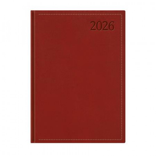 Toptimer Naptár tervező B5 napi Traditional bordó (2026)