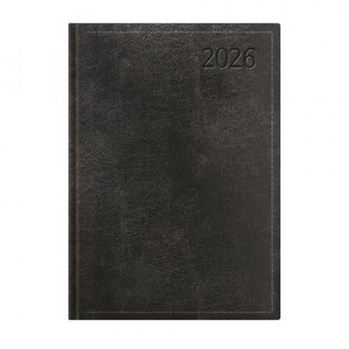 Toptimer Naptár tervező B5 napi Traditional fekete (2026)