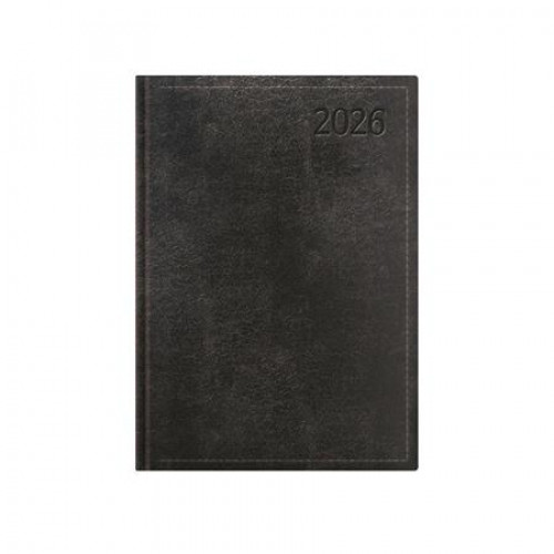 Toptimer Naptár tervező B6 napi Traditional fekete (2026)