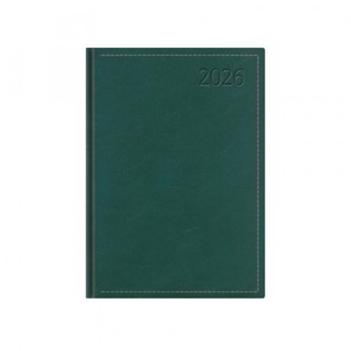 Toptimer Naptár tervező B6 napi Traditional zöld (2026)