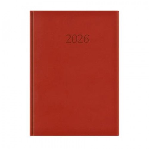 Toptimer Naptár tervező A4 napi Wide bordó (2026)