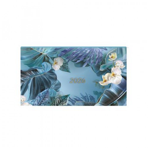 Toptimer Zsebnaptár fekvő elrendezésű Joy orchidea (2026)
