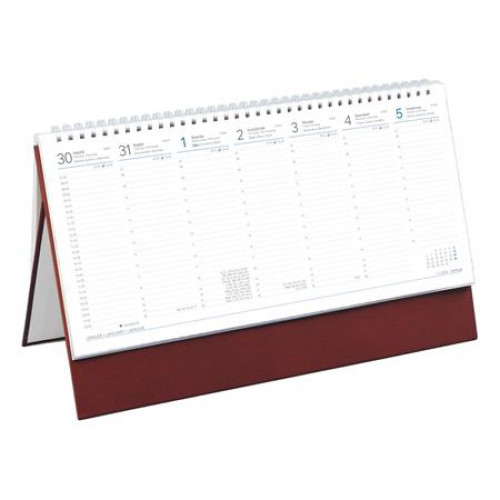 Toptimer Naptár asztali álló bordó (2026)