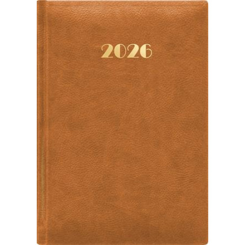 Dayliner Naptár tervező A5 napi Pellana okker (2026)