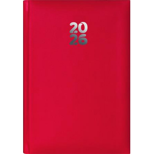 Dayliner Naptár tervező A5 napi Pannon piros (2026)