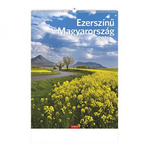 Toptimer Naptár fali Ezerszínű Magyarország (2026)