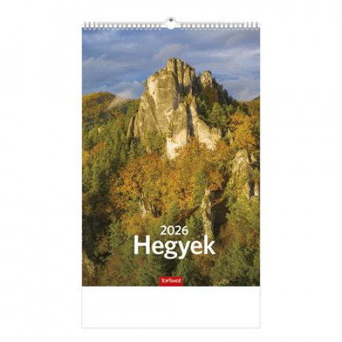 Toptimer Naptár fali Hegyek (2026)