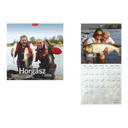 Toptimer Naptár fali Horgász naptár (2026)