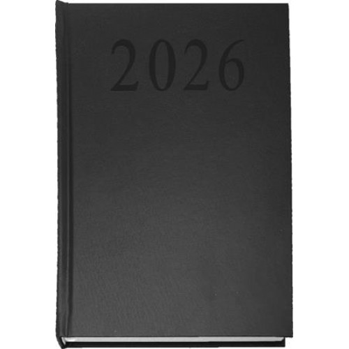 Naptár tervező A5 napi 2026 fekete