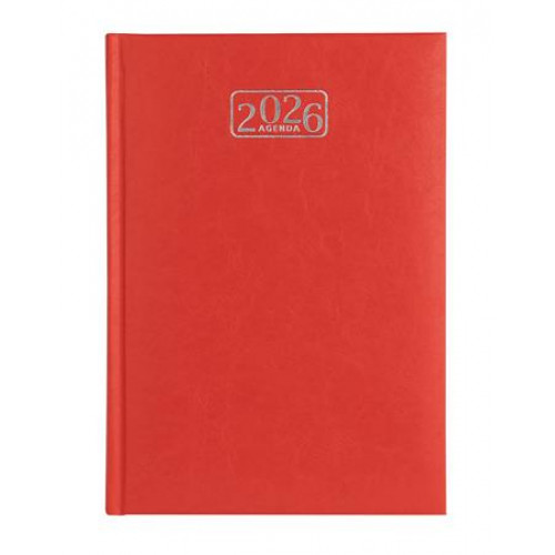 Victoria Office Naptár tervező A5 napi Chrono piros (2026 évi)
