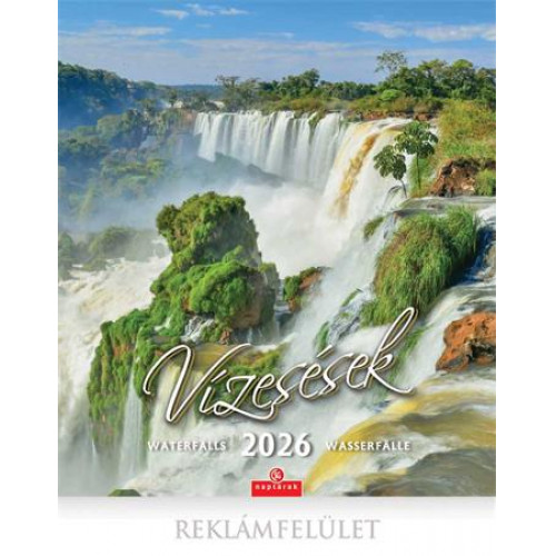 Csg Naptár fali Vízesések (2026)