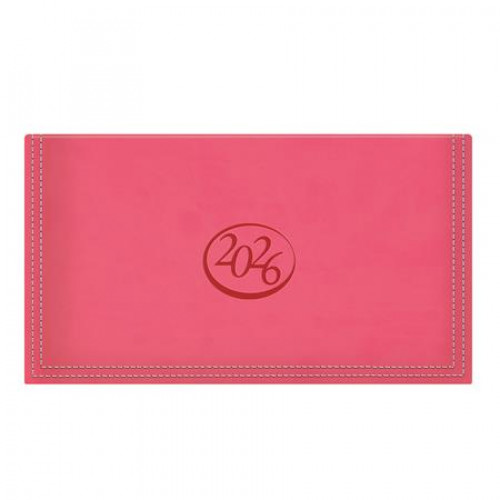 Toptimer Zsebnaptár fekvő elrendezésű Ace korallpiros (2026)