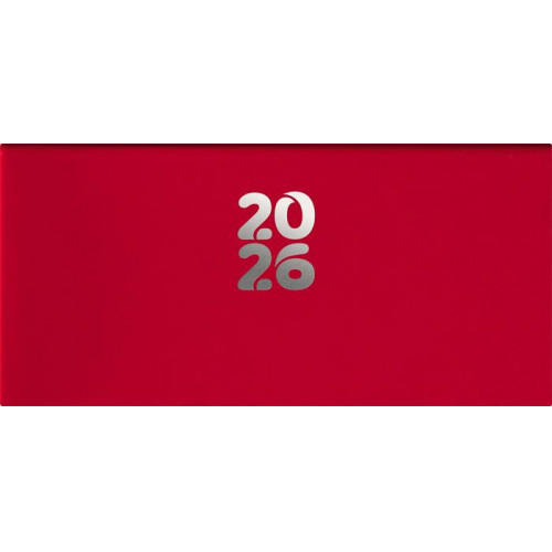 Dayliner Zsebnaptár fekvő elrendezésű Pannon piros (2026)