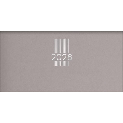 Dayliner Zsebnaptár fekvő elrendezésű MyPastel szürke (2026)