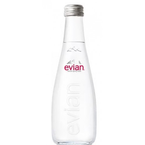 EVIAN Ásványvíz szénsavmentes 0,33l üveges visszaváltható DRS