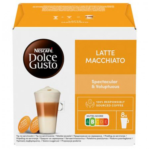 Kávékapszula 8x2db Dolce Gusto kompatibilis Nescafé Latte Macchiato