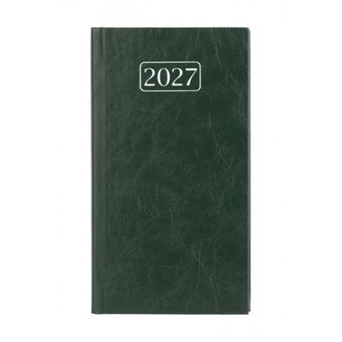 Victoria Office Zsebnaptár álló elrendezésű Chrono zöld (2027 évi)