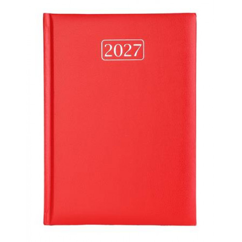 Victoria Office Naptár tervező A5 napi Chrono piros (2027 évi)