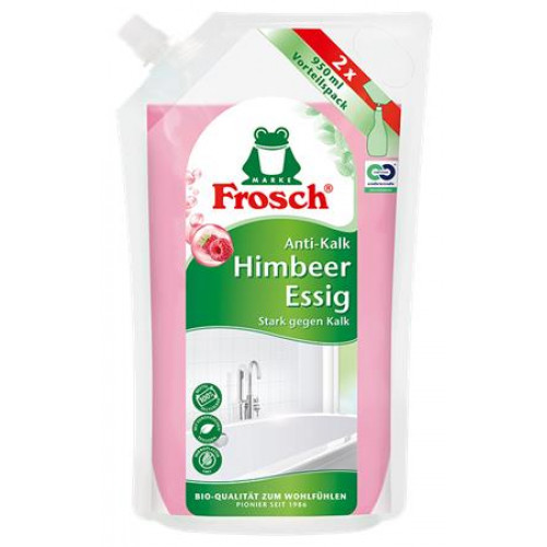 Frosch Vízkőoldó folyadék 950ml málnaecettel UTÁNTÖLTŐ