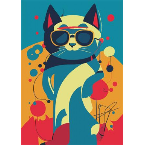 Dayliner Naptár tervező A5 napi Colors Astro Cat (2027)
