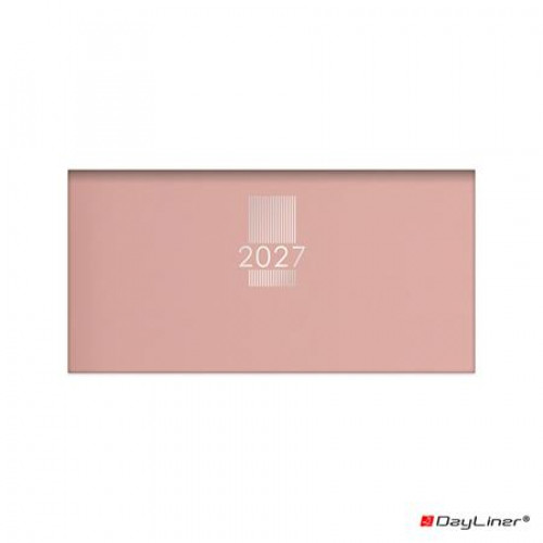Dayliner Zsebnaptár fekvő elrendezésű MyPastel púder (2027)