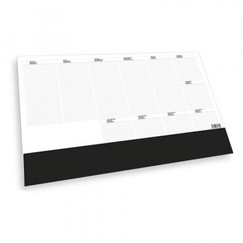 Toptimer Könyökalátét 576x407mm heti tervezővel T110 fekete