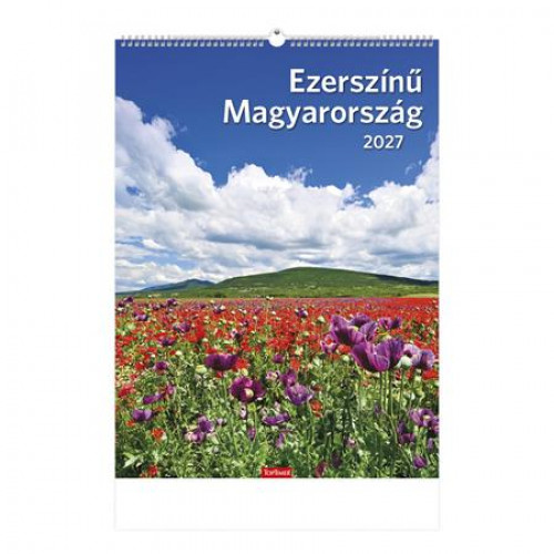 Toptimer Naptár fali Ezerszínű Magyarország (2027)