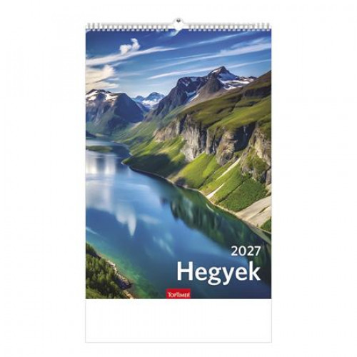 Toptimer Naptár fali Hegyek (2027)