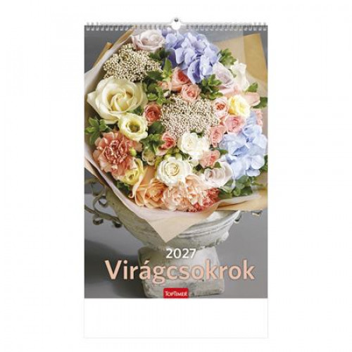 Toptimer Naptár fali Virágcsokrok (2027)