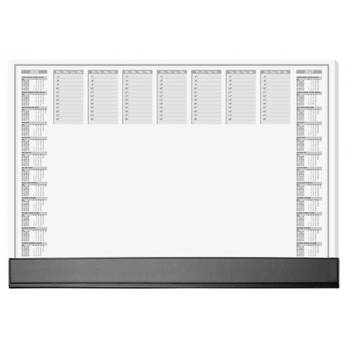 Sigel Könyökalátét 595x410mm 2 éves és heti tervezővel szamárfülvédővel Office