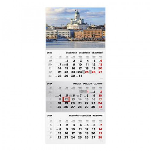 Toptimer Naptár speditőr három hónapos egy tömbös Város (2027)