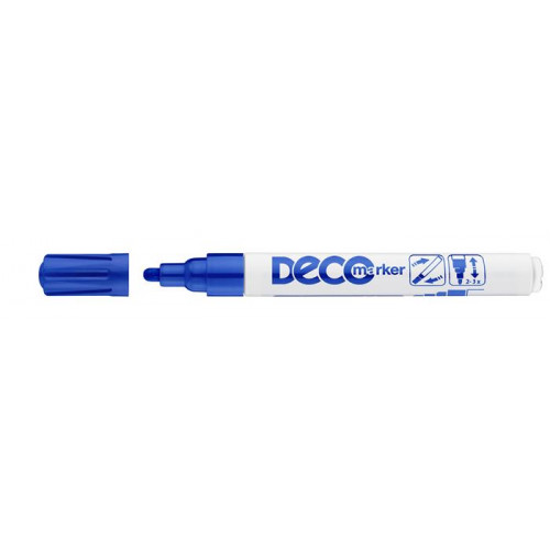 Ico Lakkmarker 2-4mm Decomarker kék