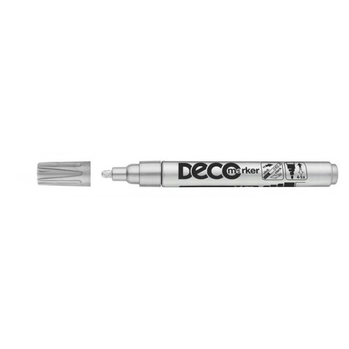 Ico Lakkmarker 2-4mm Decomarker ezüst