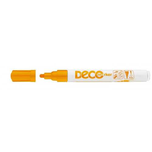 Ico Lakkmarker 2-4mm Decomarker narancssárga