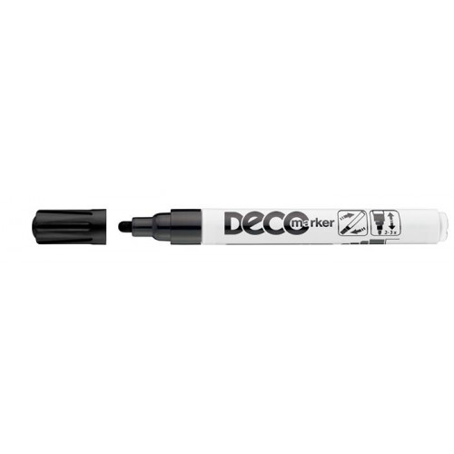 Ico Lakkmarker 2-4mm Decomarker fekete