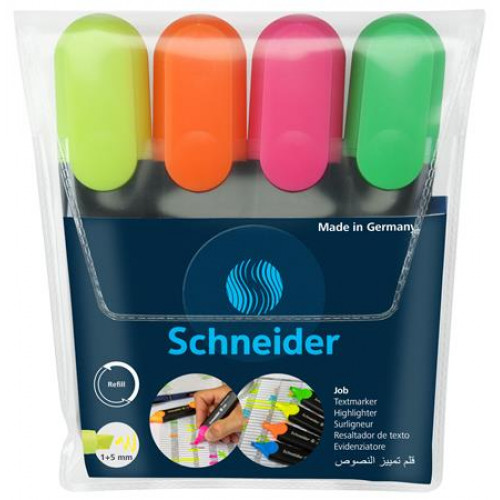 Schneider Szövegkiemelő készlet 1-5mm Job 150 4 szín