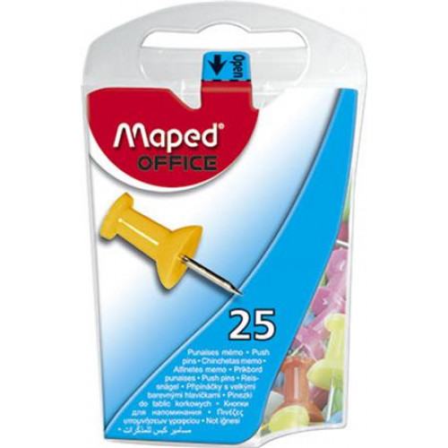 Maped Térképtű színes 10mm 25db/doboz vegyes szín