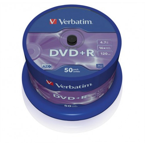 Verbatim DVD+R lemez AZO 4,7GB 16x hengeren