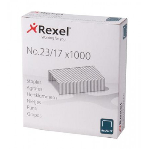 Rexel Tűzőkapocs 23/17 Gladiator