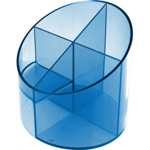 Helit Írószertartó 4 részes Economy áttetsző kék