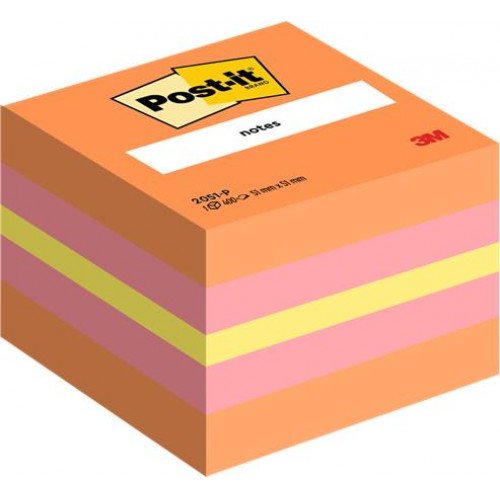 3M Postit Öntapadó jegyzettömb 51x51mm 400lap pink