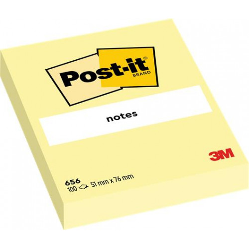 3M Postit Öntapadó jegyzettömb 76x51mm 100lap sárga