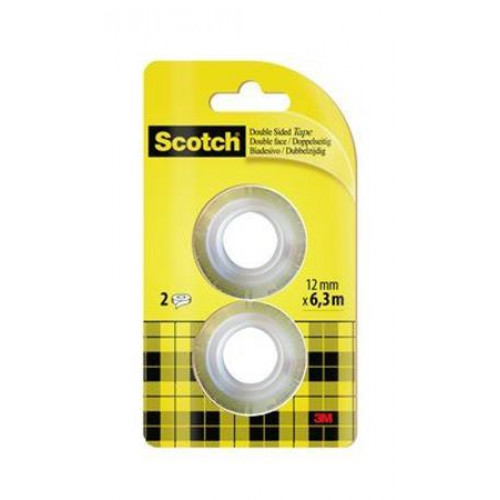 3M Scotch Ragasztószalag kétoldalas utántöltő 12mmx6,3m