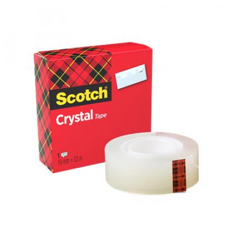 3M Scotch Ragasztószalag 19mmx33m Crystal