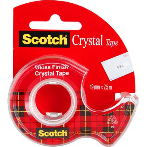 3M Scotch Ragasztószalag adagolón 19mmx7,5m Crystal