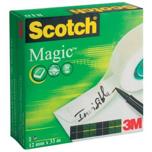 3M Scotch Ragasztószalag írható 12mmx33m Magic Tape 810