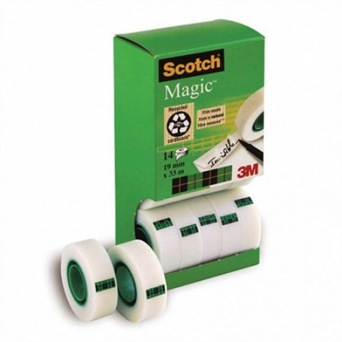 3M Scotch Ragasztószalag írható 2db ajándék 19mmx33m Magic tape 810