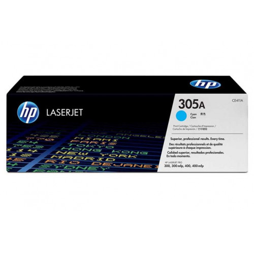 Hp Lézertoner CE411A kék 2,6k